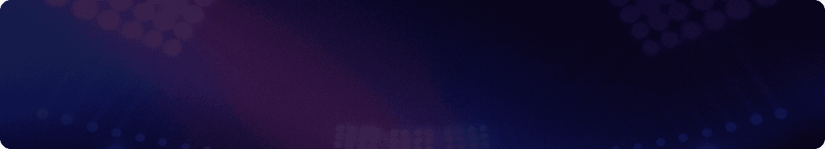 Footer background image showing a stadium with a crowd and bright lights