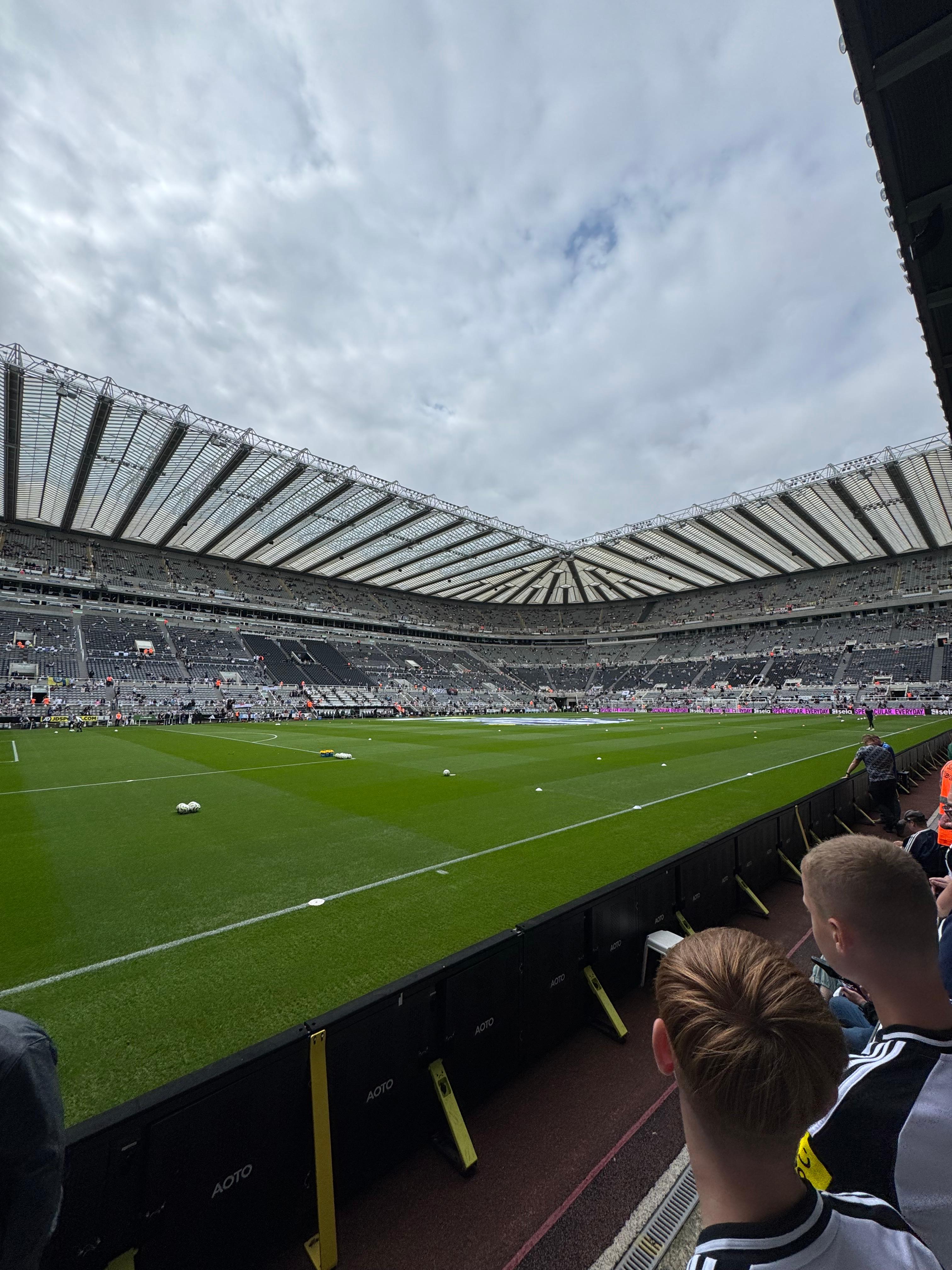 Longside lower tier view inside